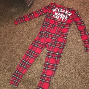 Vs PINK plaid onesie Size: Large